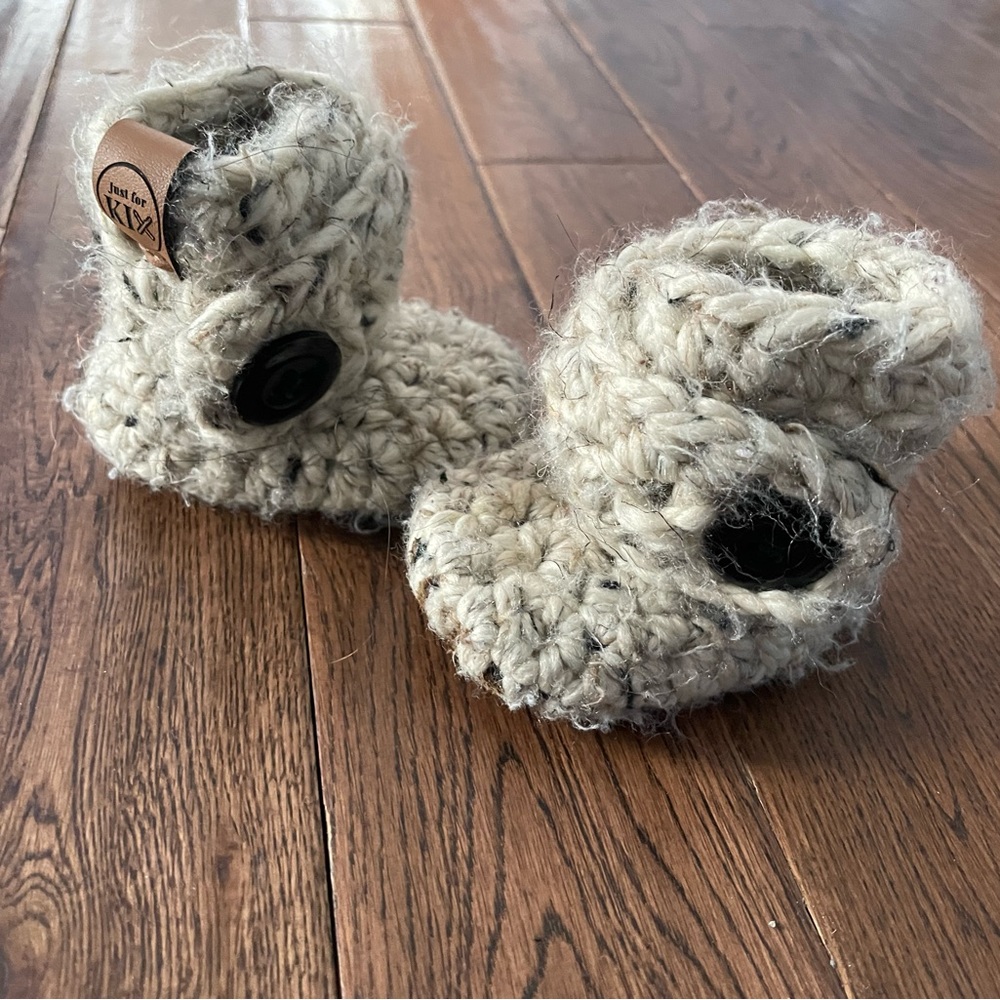 Baby booties! Adjustable for chubby legs!